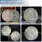 Rare Collectible Antique Historical Coin Exquisite Cameo Design Old Silver Dolla