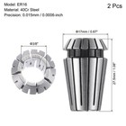 2 Pcs Er16 Spring Collet 3 8 Inch Chuck For Cnc Engraving Machine Lathe Milling