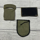 Lot Of 3 Military Uniform Patches Airborne Ssi Us Flag Hook   Loop Tactical Army