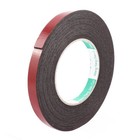 2 Pcs Black Strong Double Sided Adhesive Tape Sponge Tape 12mm Width 5m Long
