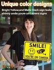 4-pack Smile Youre On Camera Signs 8x12 Rust Free Aluminum Video Surveillance