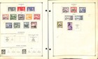 Cyprus Stamp Collection On 25 Scott International Pages  1922-1975  bf 