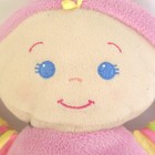 Fisher Price Pink My First Doll Stuffed Plush Baby Rattle Security Lovey 2008 