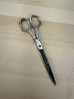 Vintage C Spitzer   Sohn Solingen Sewing Decorative Red Silver Scissors Germany
