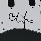Miley Cyrus Signed Stratocsaster Pickguard Flowers Autographed Beckett Coa