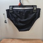 Speedo Powerflex Eco Swim Brief Mens 32 Black Performance Swimsuit Nwt   