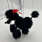 Vtg Pelham Black French A4 Poodle 1960s Puppet Doll Marionette With Box