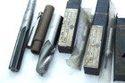 Vintage Lot Of 11 End Mills - Used Mostly Morse