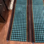 Vintage 90s Rare Gramercy By Brastex Houndstooth  Beach Towel 4 Piece Set 58x29