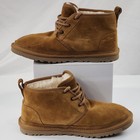 Ugg Neumel Chukka Suede Lace Up Ankle Boots Womens Size 8 Chestnut - 1094269 Vg