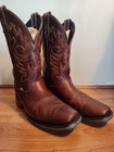 Double-h Brantley Work Western Brown Leather Cowboy Boots  Men   s Us 12