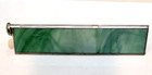 Vintage Kaleidoscope Slag Glass Leaded Frame Blue Green Triangle Optics 8 Inch