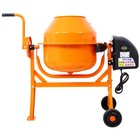 3 Cu ft Electric Concrete Cement Mixer Machine For Mortar Stucco Fodder Portable