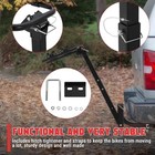 2-bike Carrier Rack Hitch Mount 2  Swing Down Receiver Bicycle For Car Suv Truck