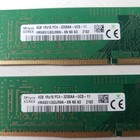 Sk Hynix 8gb  2x4gb  Pc4-3200aa 1rx16 Ddr4 Udimm Desktop Ram Hma851u6djr6n-xn