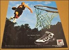 1995 Hersey Hawkins Fila Sports Print Ad Advertisement Hornets Supersonics 76ers
