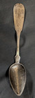 Set Of Six Antique Coin Silver Spoons - Amos Sanborn  Lowell  Ma  Ca  1850