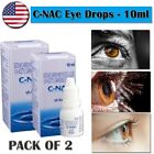 2x 10ml Cataract Eye Drops glaucoma  Non-carnosine  nac   Can Cataracts C Bright
