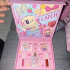 Catch Your Heart Makeup Gift Set Pink Lip Gloss   Perfume 3-piece Kit