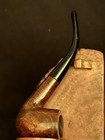 Bent Billiard Estate Pipe - Bruyere Garantie Stamp - Smooth Briar  Acrylic