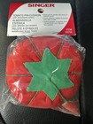 Vintage Singer Tomato Pin Cushion With Strawberry Emery New Old Stock Red