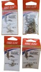 Lot Of 4 Eagle Claw Barrel Swivel With Interlock Snap Black Silver Size 0 And 1