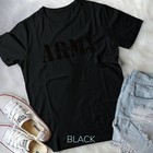 Vintage Usa Army T Shirt - Military Green Us Retro Logo Gift Unisex T-shirt