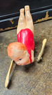 Vintage Occupied Japan Celluloid Wind Up Swimmer Toy W box   Works Nice 