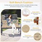 Porch Swing Cushion With Backrest waterproof Bench Cushion For Outdoor Furnit