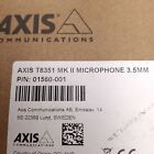 Axis 01560-001 T8351 Mk Ii Microphone  -22db 126db  3 5mm Plug  2-10vdc  5m Long