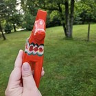 Nils Olsson Painted Dala Horse Sweden Orange Colorful Bright Festive