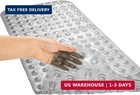 Teeshly Bathtub Mats For Shower Tub  Extra Long Non-slip 39 X 16 Inch Bath Mat W