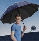 Automatic Umbrella Anti-uv Sun rain Windproof Compact 3 Folding Big Umbrella