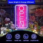 Led Neon Open Signs For Business 16 5 x 9  Light Up Open Signs Advertisement Boa