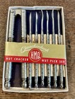 Vintage Quackenbush Hmq Nutcracker   Pick Set In Original Box Mid Century Chrome