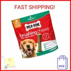 Milk-bone Brushing Chews Fresh Mint Flavor Daily Dental Dog Treats  Large  24 2 