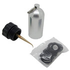 Mini Dive Tank Key Ring - Silver   10 O-rings   Brass Pick - Compact Regulator R