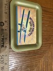 Vintage Western Airlines 1926-1976 50th Anniversary Tip Trinket Ash Metal Tray