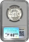 1948 D 50c Silver Franklin Half Dollar Ngc Ms 64 Fbl White With New Holder
