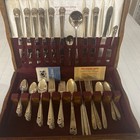 Antique 1847 Rogers Bros  Silverplate 53 Piece W  13 Pc Community Plate Ware 
