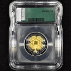 Solid Gold Lucky 4 Leaf Clover     Icg Ms-70     1 500 Oz 999 Fine    trusted   