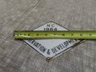 Vtg 1964 Embossed North Carolina Department Of Conservation   Development Sign