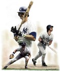 Don Mattingly Artist Proof Lithograph Signed By Artist With  Coa