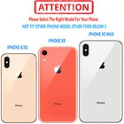 For Iphone Xr Case  xs Max Phone Cover Shockproof Armor tempered Glass Protector