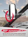 Utv Side Mirrors Rear View Mirrors For 1 75 -2  Polaris Rzr Yamaha