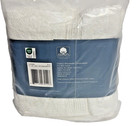 Soft 100  Hygro Cotton 4-piece 2 Hand   2 Washcloth Towel Set White- New