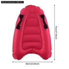 Inflatable Surfboard With Handles Rose Red Swim Float Pool Beach Toy Kids Adults