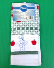 Fs Nwt Pillsbury Doughboy Kitchen Towel Green W Apples   Cherries Velour 2005