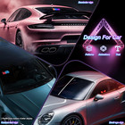 Dynamic Led Devil Eye Lights For Car Motorcycle Windshield  7 x3  Colorful Flexi