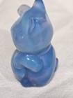 Blue Opalite  maneki-neko  Lucky Cat Figurine 1 5 l  54g 